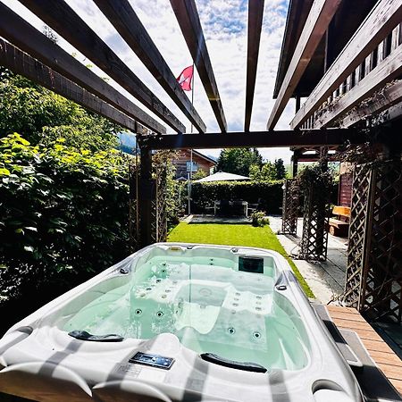 The Swiss Paradise 2 Apartment With Garden, Whirlpool, And Mountain Panorama Wirzweli Ngoại thất bức ảnh