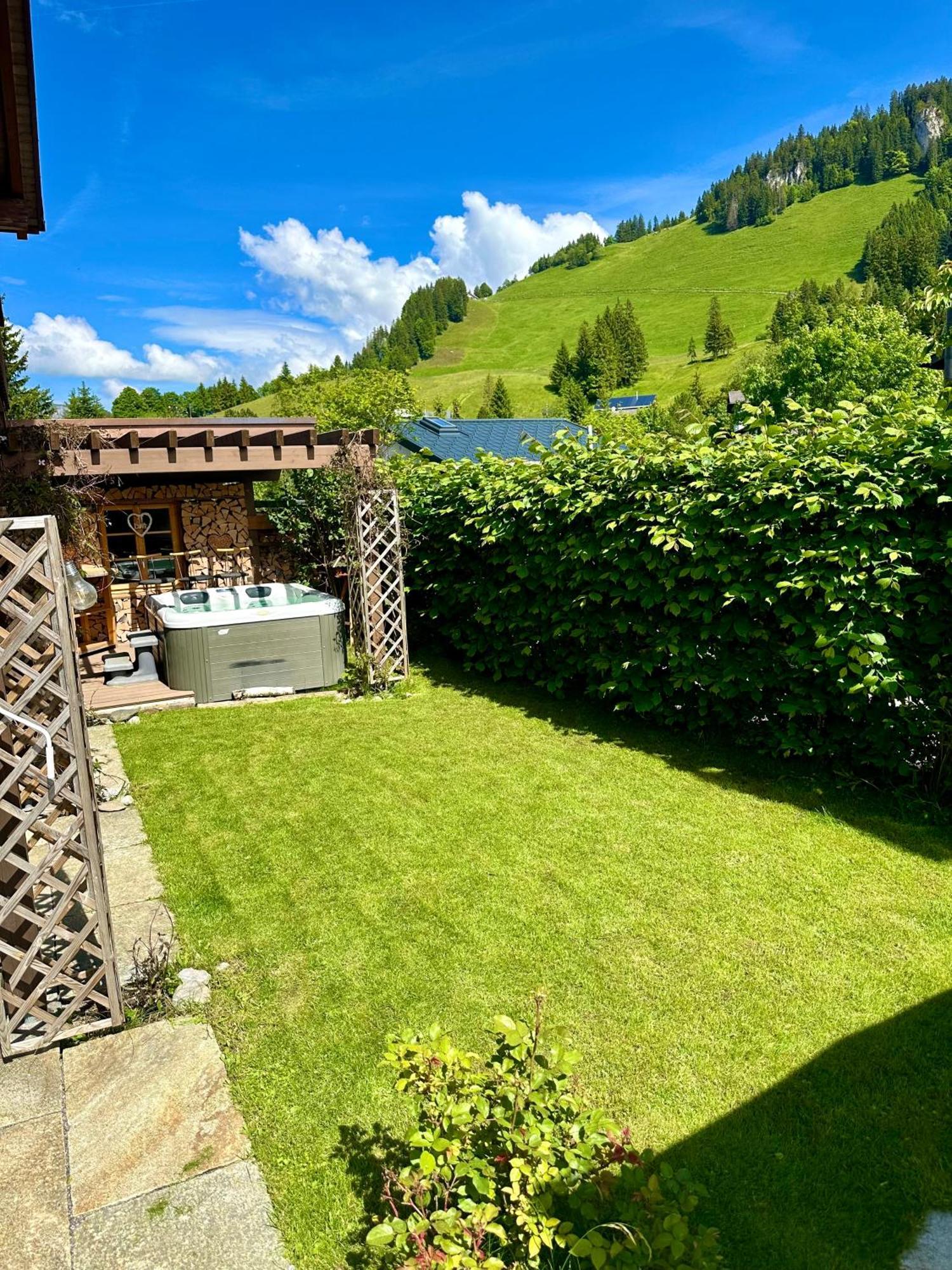 The Swiss Paradise 2 Apartment With Garden, Whirlpool, And Mountain Panorama Wirzweli Ngoại thất bức ảnh